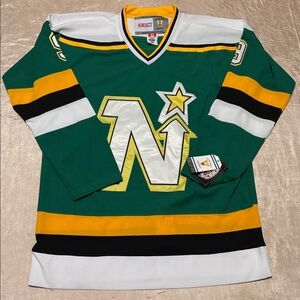 Minnesota North Stars Hockey Modano Jersey Size 50